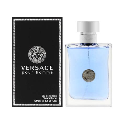 versace pour hmme|Versace Pour Homme Eau De Toilette Natural Spray, 3.4 Fl Oz.